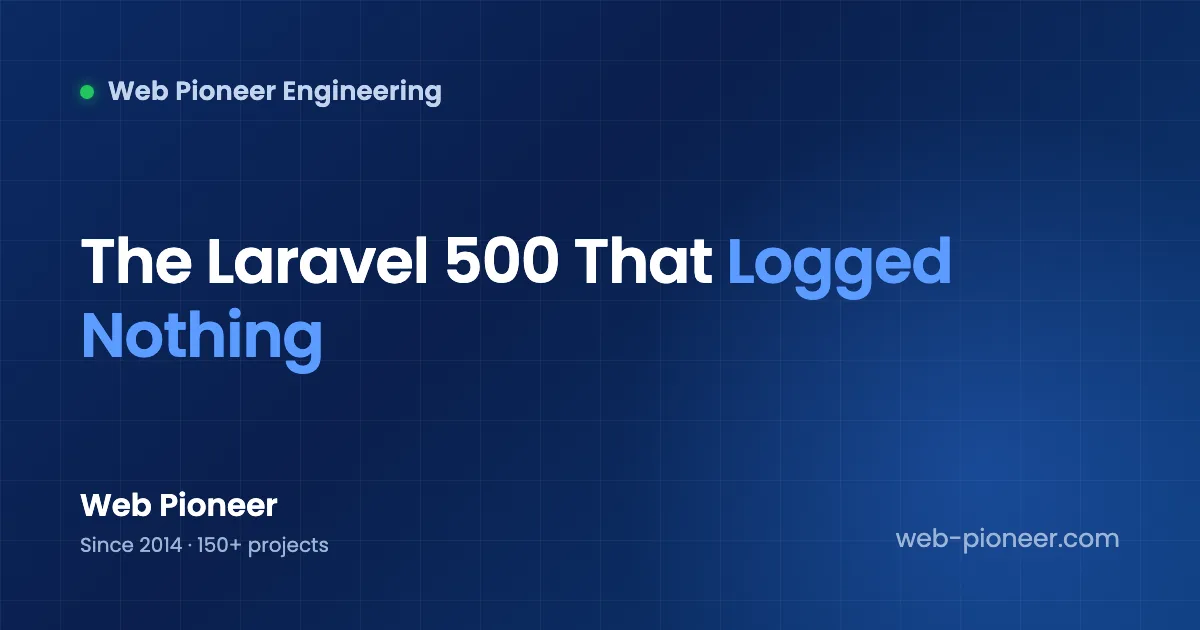 The Laravel 500 That Logged Nothing: When Your Web PHP Runs as a Different User